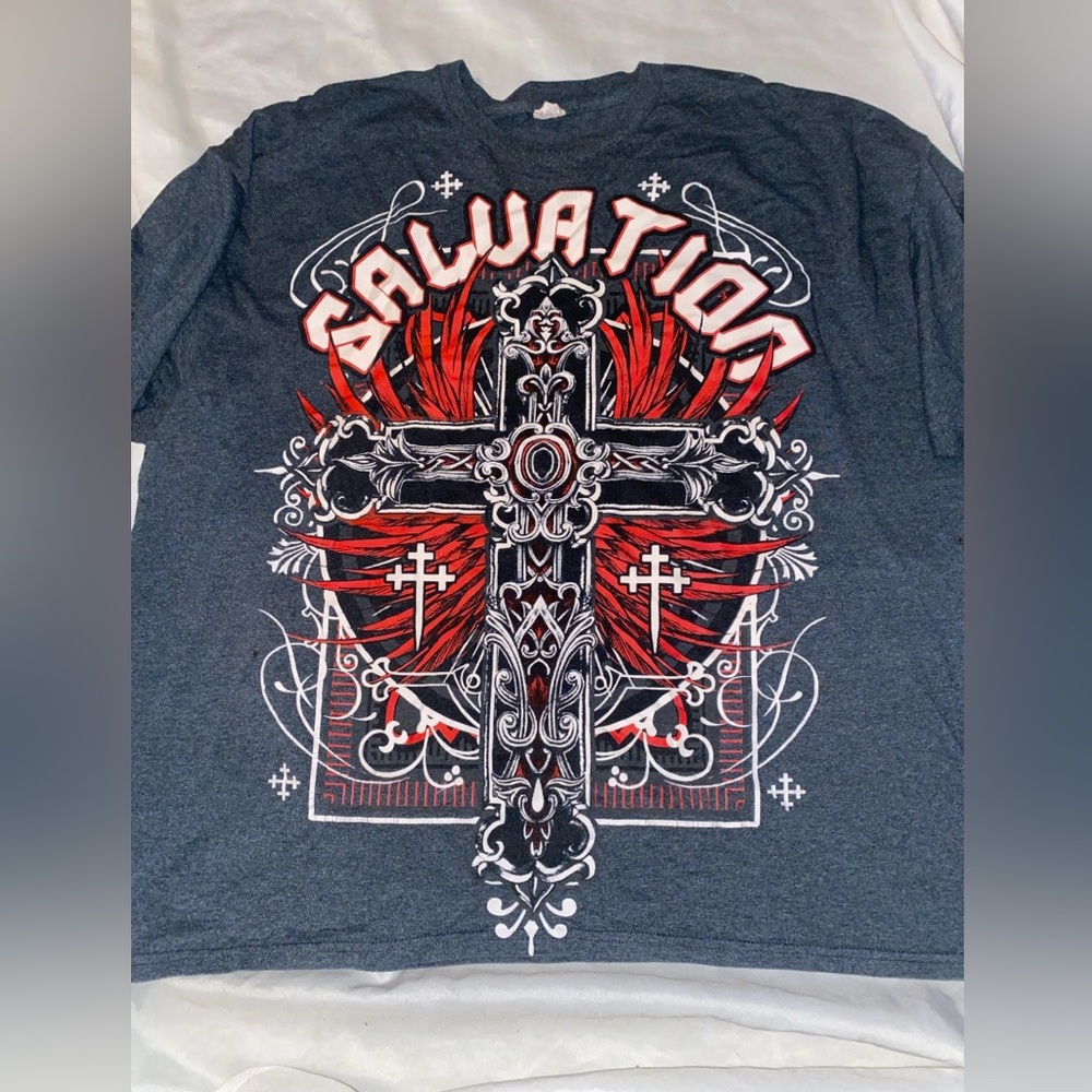 Salvation Cross T Shirt 3xl